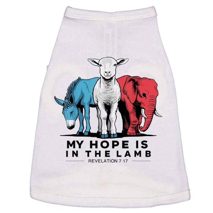 My Hope Is In The Lamb Doggie Tank