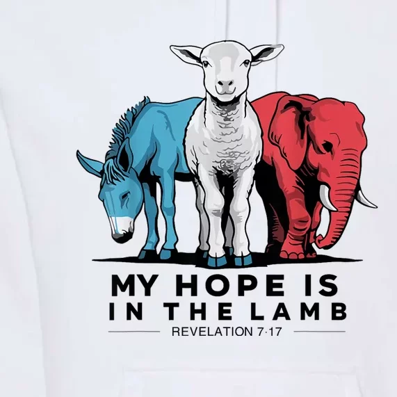 My Hope Is In The Lamb Premium Hoodie