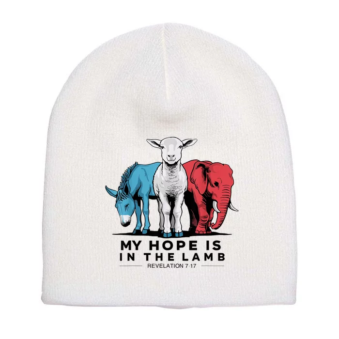 My Hope Is In The Lamb Short Acrylic Beanie