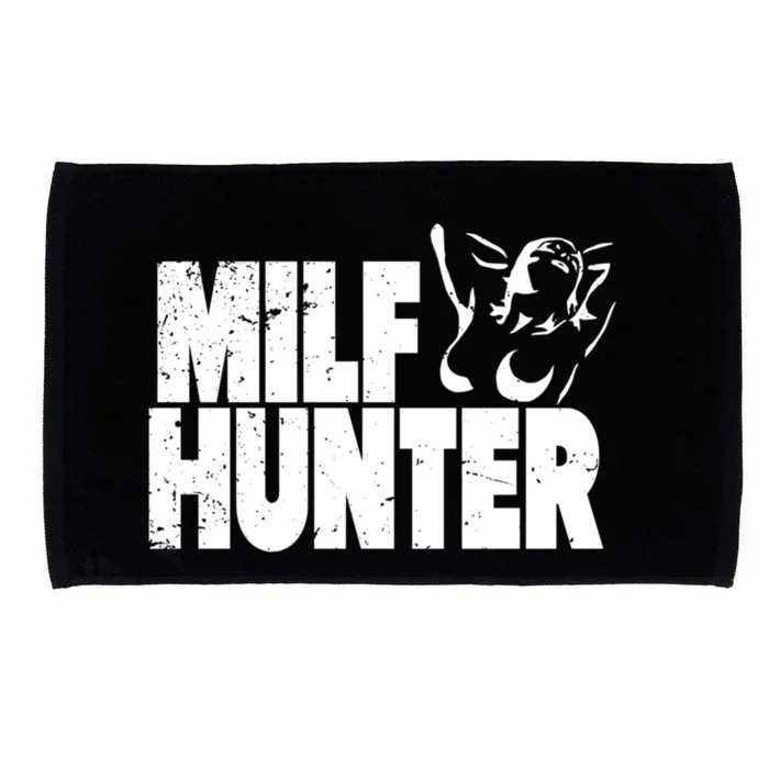 Milf Hunter Inappropriate Rude Humor Gift Microfiber Hand Towel