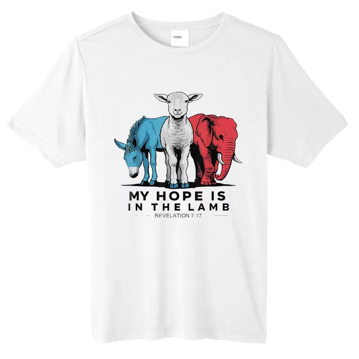 My Hope Is In The Lamb Funny My Hope Is In The Lamb Gifts ChromaSoft Performance T-Shirt