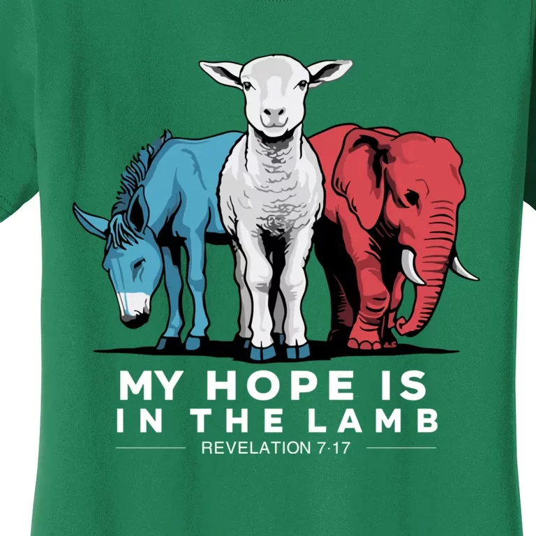 My Hope Is In The Lamb Women's T-Shirt