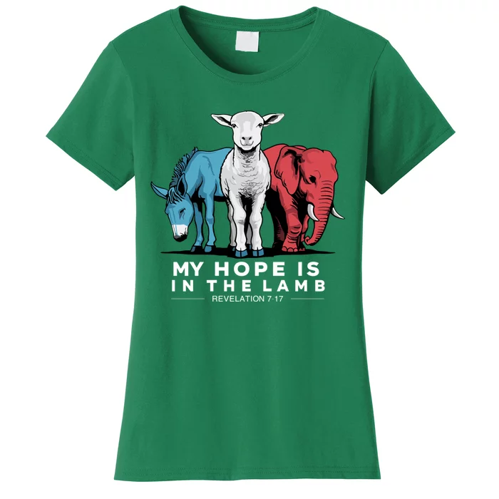 My Hope Is In The Lamb Women's T-Shirt