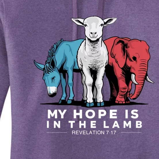 My Hope Is In The Lamb Women's Pullover Hoodie