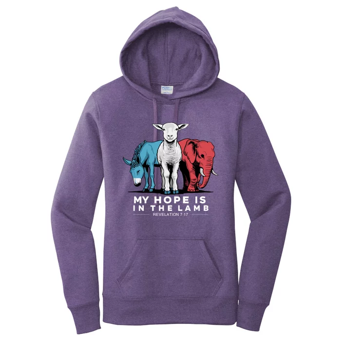 My Hope Is In The Lamb Women's Pullover Hoodie