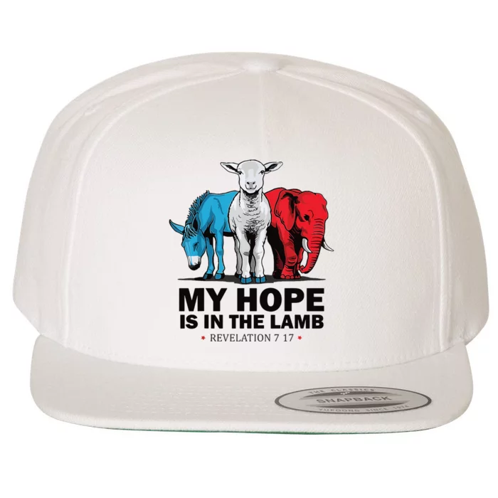 My Hope Is In The Lamb Wool Snapback Cap