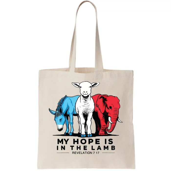 My Hope Is In The Lamb Tote Bag