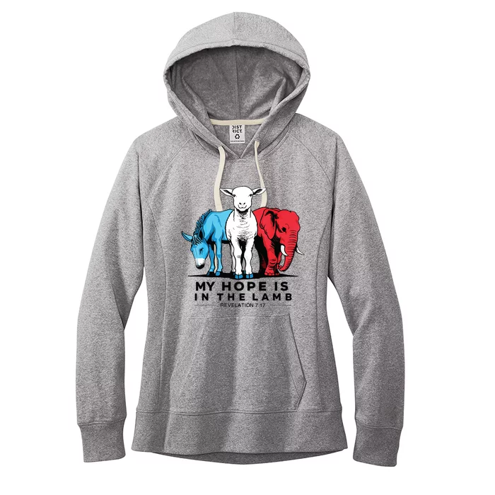 My Hope Is In The Lamb Women's Fleece Hoodie