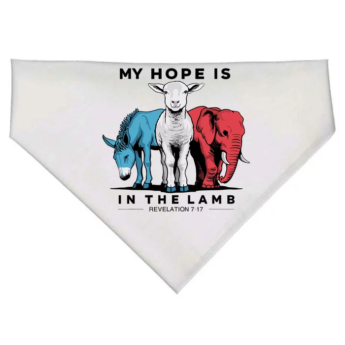 My Hope Is In The Lamb USA-Made Doggie Bandana