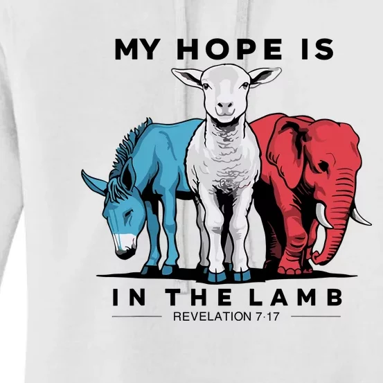 My Hope Is In The Lamb Women's Pullover Hoodie