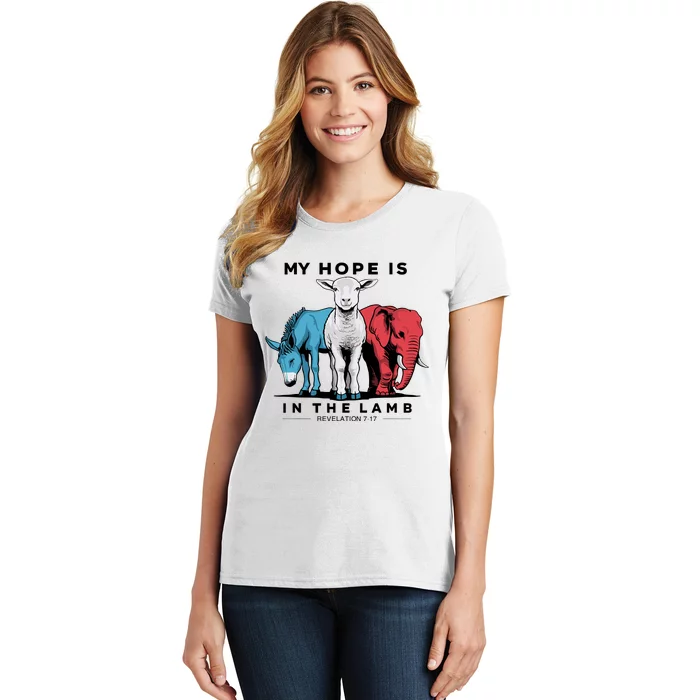 My Hope Is In The Lamb Women's T-Shirt