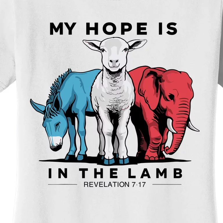 My Hope Is In The Lamb Women's T-Shirt