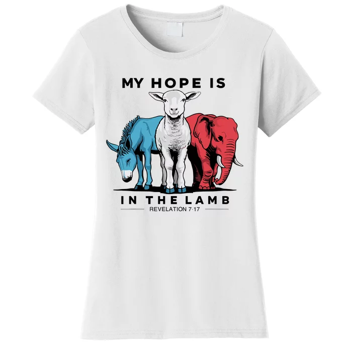 My Hope Is In The Lamb Women's T-Shirt