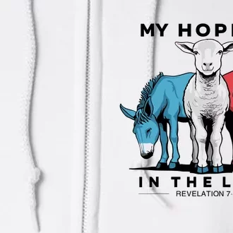 My Hope Is In The Lamb Full Zip Hoodie