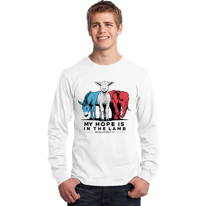 My Hope Is In The Lamb Tall Long Sleeve T-Shirt