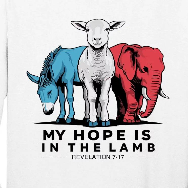 My Hope Is In The Lamb Tall Long Sleeve T-Shirt