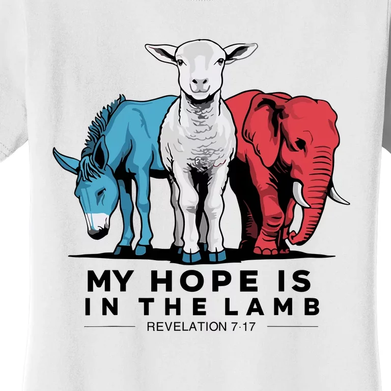 My Hope Is In The Lamb Women's T-Shirt