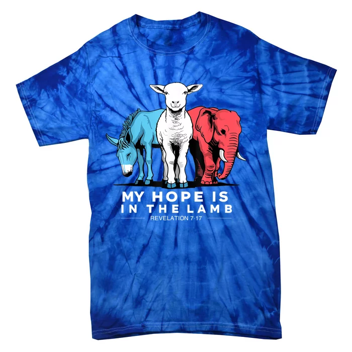 My Hope Is In The Lamb Christian God Jesus Tie-Dye T-Shirt