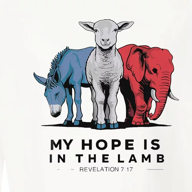 My Hope Is In The Lamb Cropped Pullover Crew