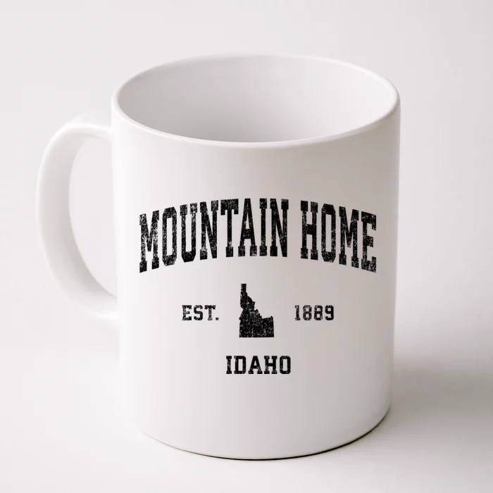 Mountain Home Idaho Id Vintage Sports Front & Back Coffee Mug