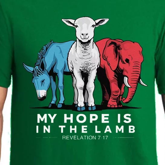 My Hope Is In The Lamb Christian God Jesus Pajama Set