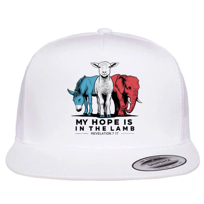 My Hope Is In The Lamb Flat Bill Trucker Hat