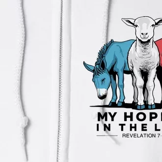 My Hope Is In The Lamb Full Zip Hoodie