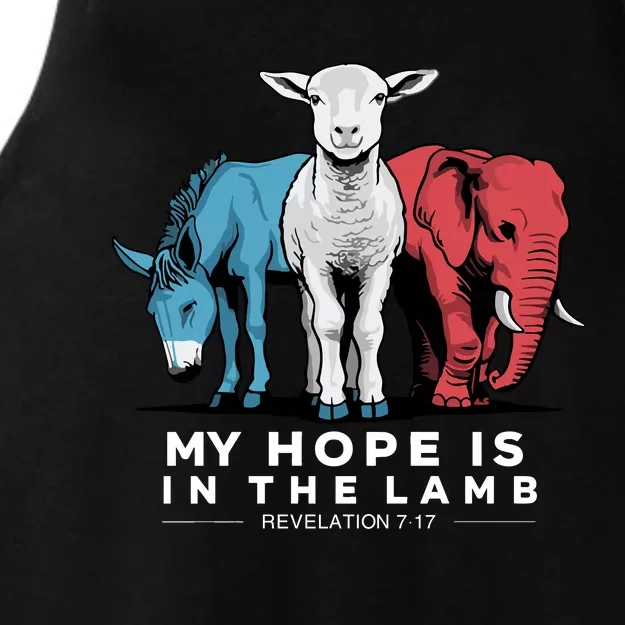 My Hope Is In The Lamb Ladies Tri-Blend Wicking Tank