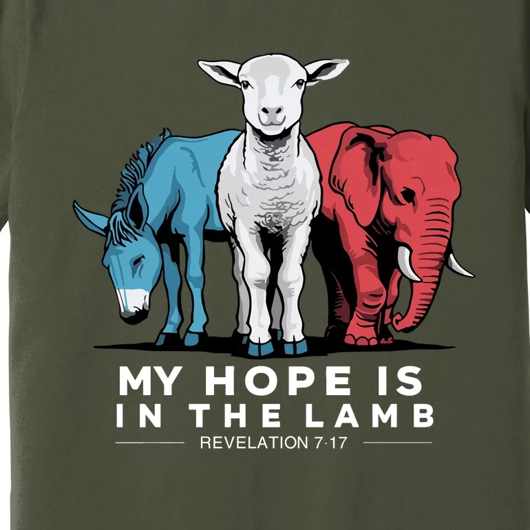 My Hope Is In The Lamb Premium T-Shirt