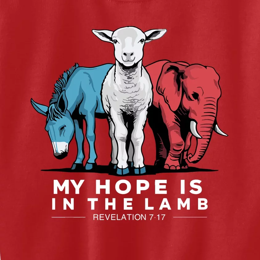 My Hope Is In The Lamb Kids Sweatshirt