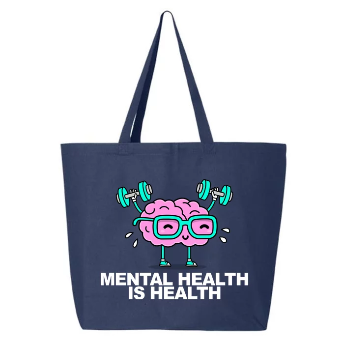 Mental Health Is Health Brain Workout 25L Jumbo Tote