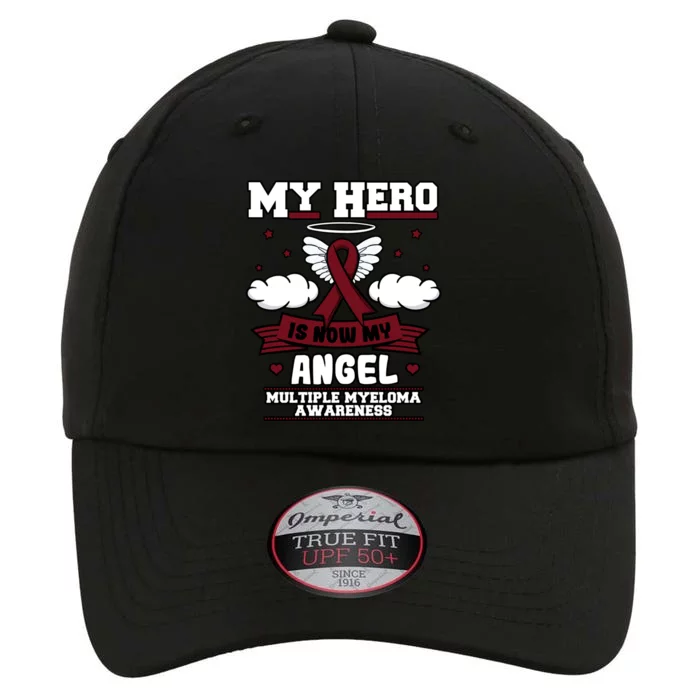 My Hero Is Now My Angel Multiple Myeloma Awareness Support Gift The Original Performance Cap