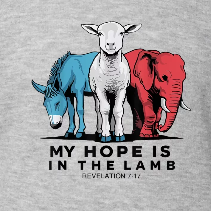 My Hope Is In The Lamb God Jesus Toddler Sweatshirt