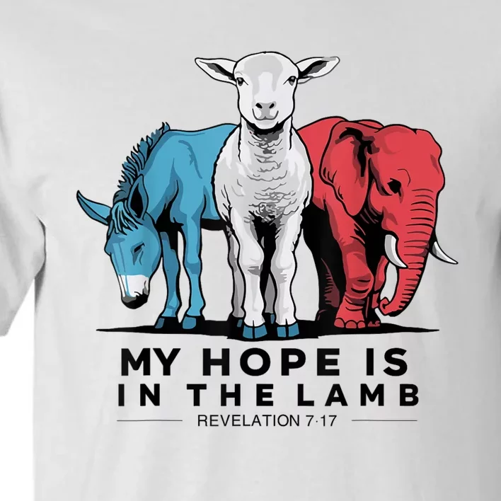 My Hope Is In The Lamb God Jesus Tall T-Shirt