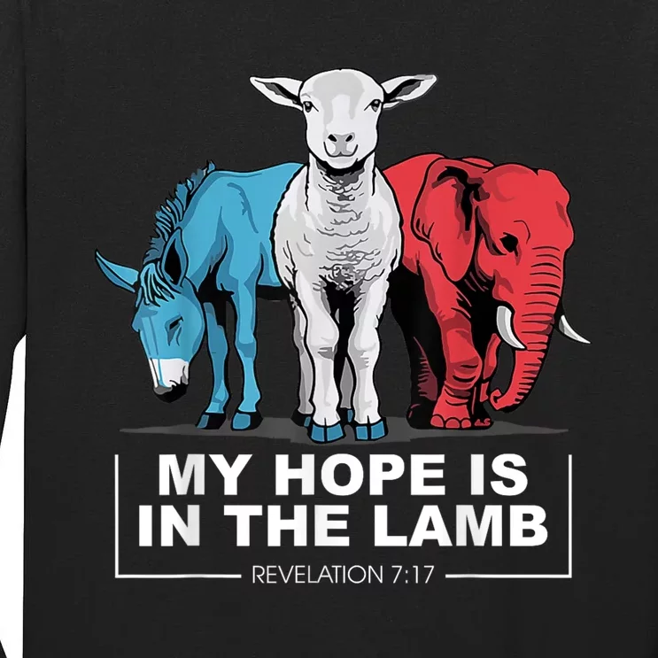 My Hope Is In The Lam Tall Long Sleeve T-Shirt