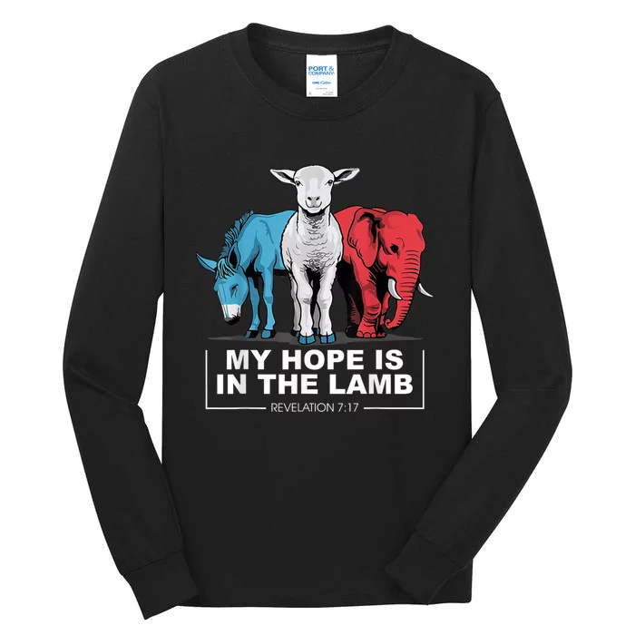 My Hope Is In The Lam Tall Long Sleeve T-Shirt