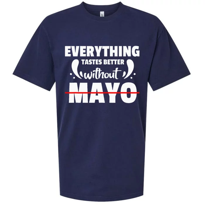 Mayo Hater I Hate Mayonnaise Sueded Cloud Jersey T-Shirt