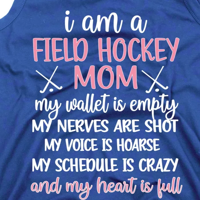 My Heart Is Full Field Hockey Mom Field Hockey Mama Great Gift Tank Top