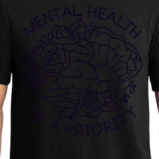 Mental Health Is A Priority Pajama Set