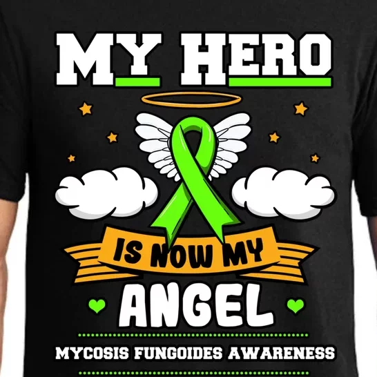 My Hero Is Now My Angel Mycosis Fungoides Blood Cancer Gift Pajama Set