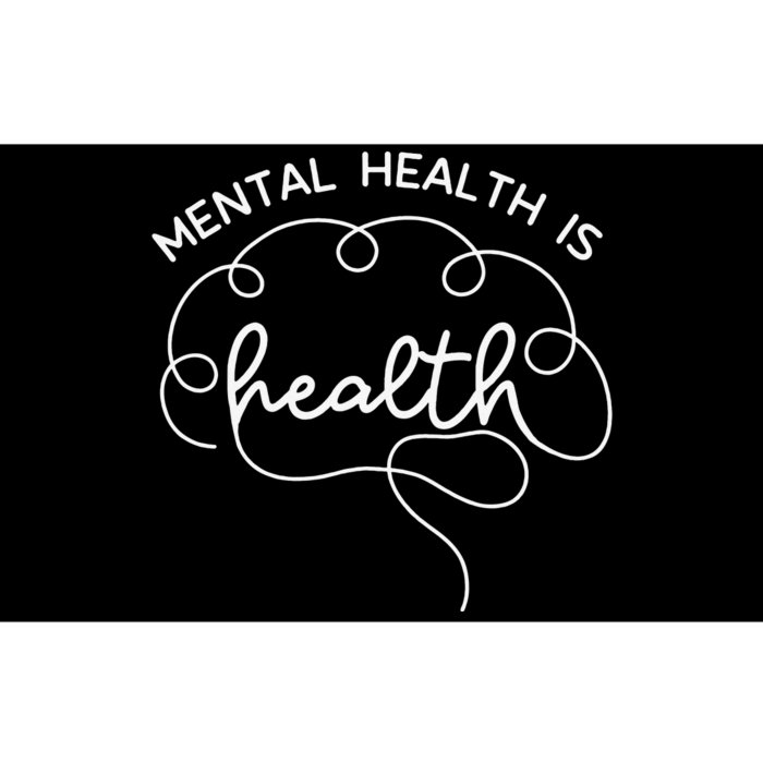 Mental Health Is Health Cute Brain Mental Health Awareness Bumper Sticker