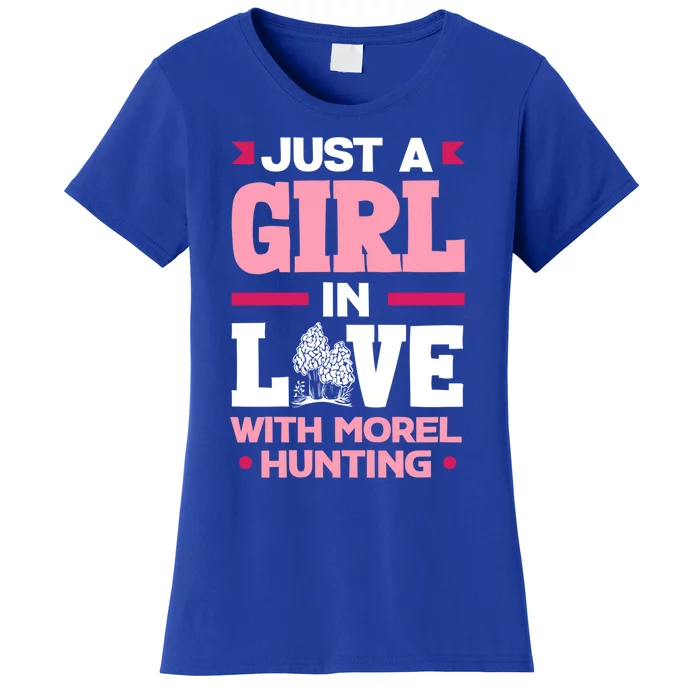 Morel Hunter Just A In Love With Morel Hunting Gift Women's T-Shirt