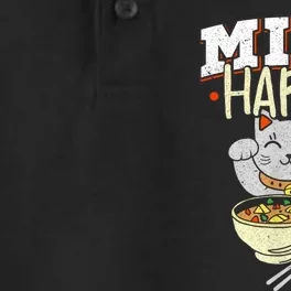 Miso Happy Japanese Food & Cat Lover Pun Dry Zone Grid Performance Polo