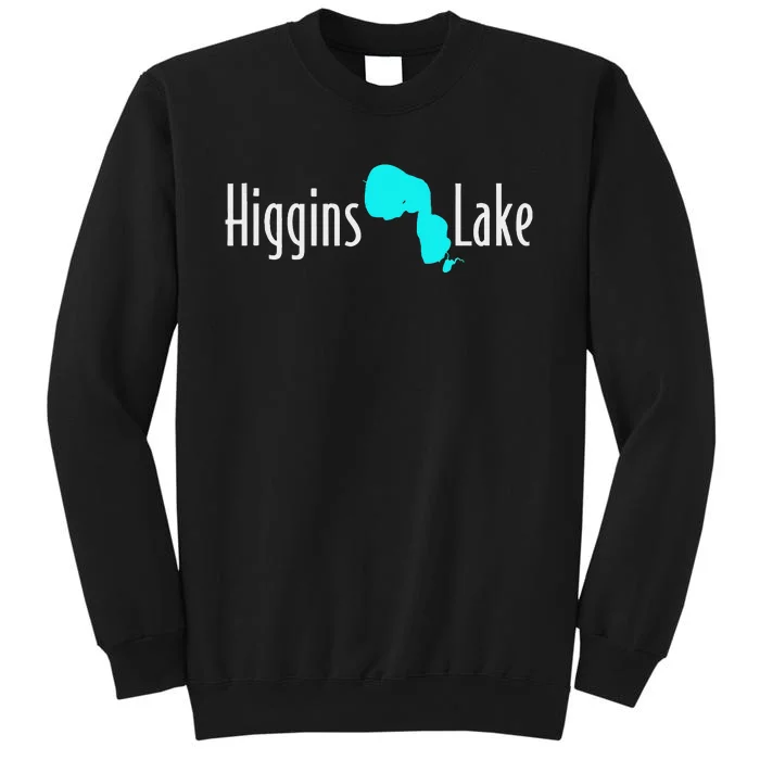 Minimalist Higgins Lake Michigan Nature Sweatshirt