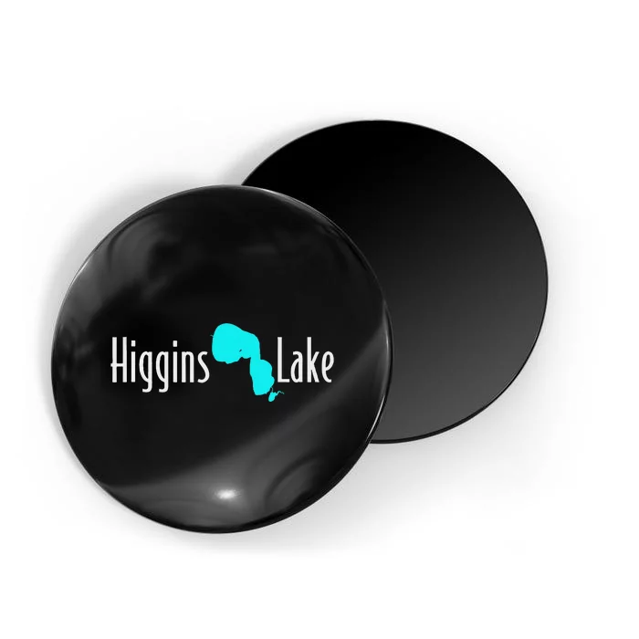 Minimalist Higgins Lake Michigan Nature Magnet