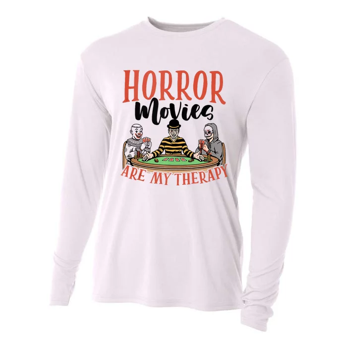 Movie Horror Lover Scary Horror Film Horror Movies Cooling Performance Long Sleeve Crew