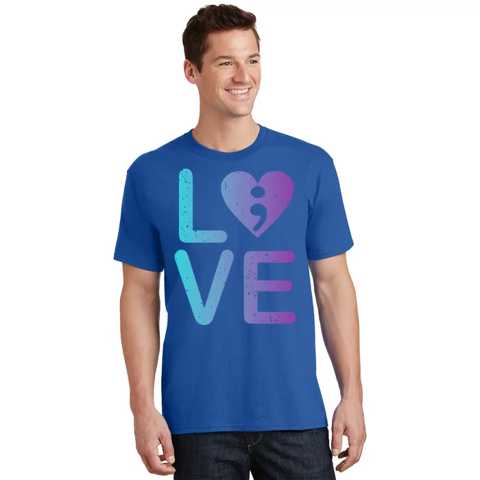 Mental Health Love Suicide Prevention Anxiety Awareness Funny Gift T-Shirt