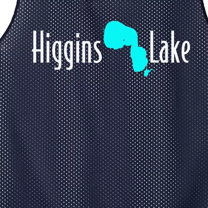 Minimalist Higgins Lake Michigan Mesh Reversible Basketball Jersey Tank