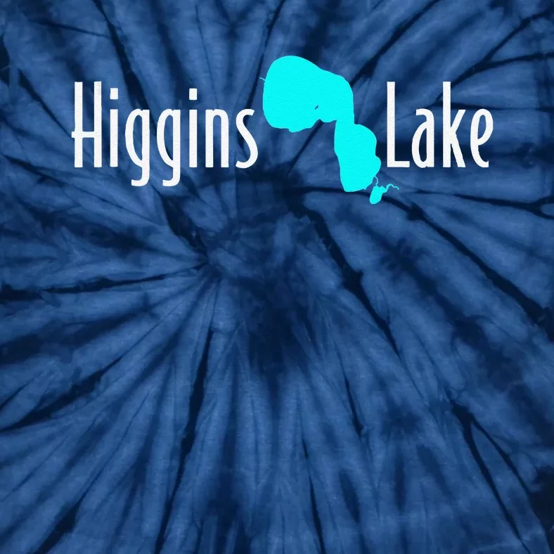 Minimalist Higgins Lake Michigan Tie-Dye T-Shirt