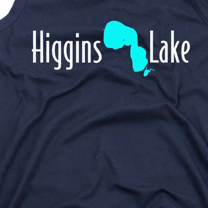 Minimalist Higgins Lake Michigan Tank Top